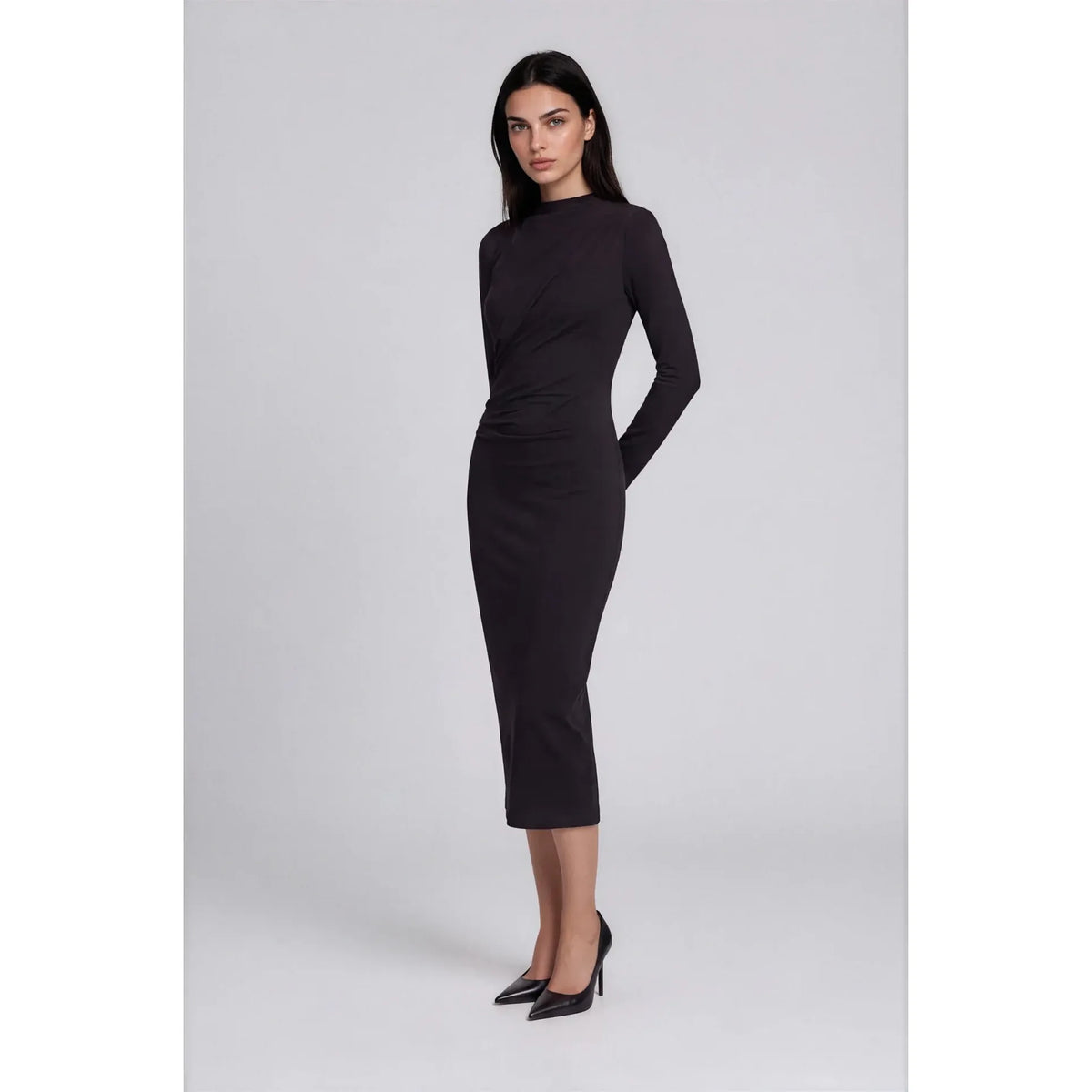 Scuba Long Sleeve Dress