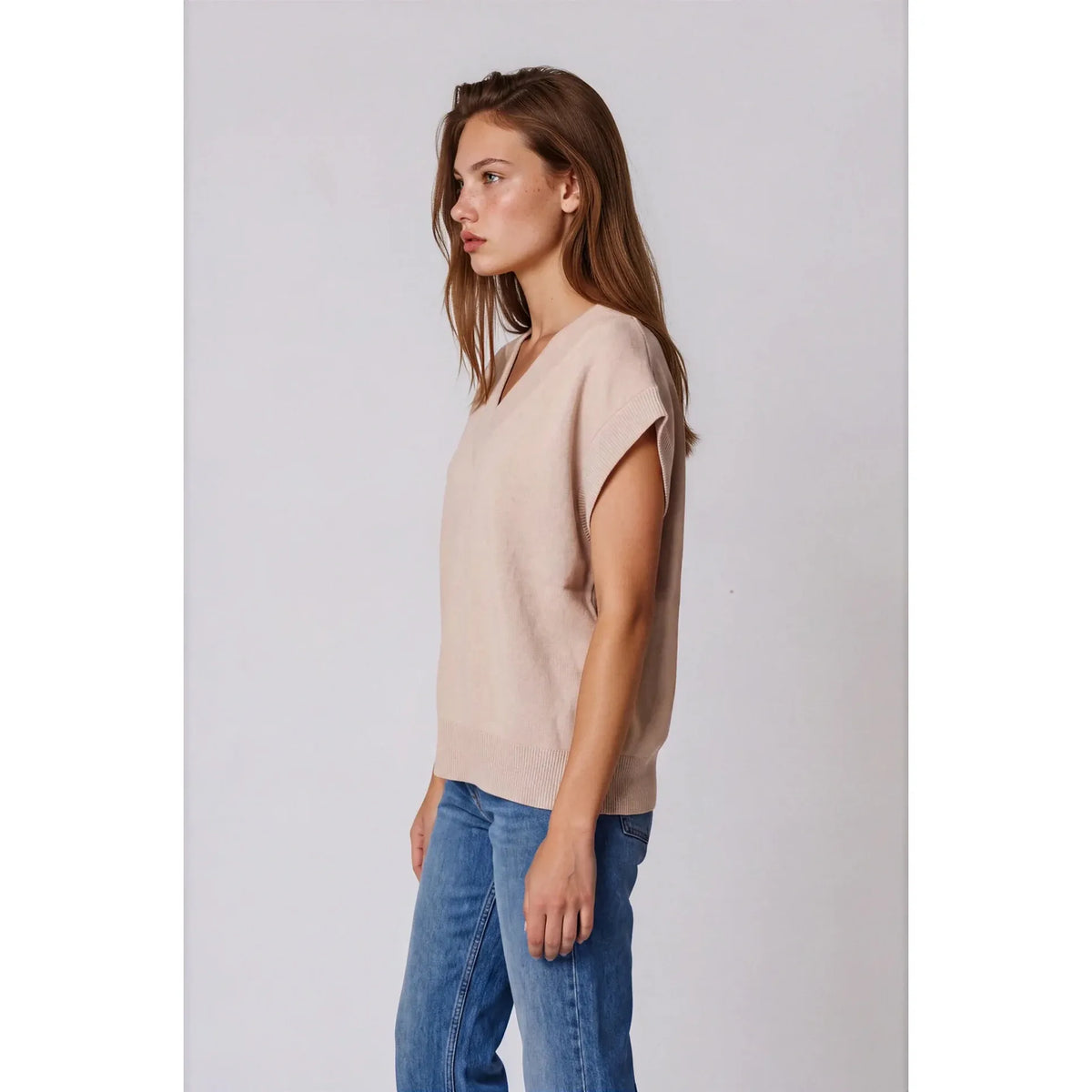 Lux Knit Oversize Vest