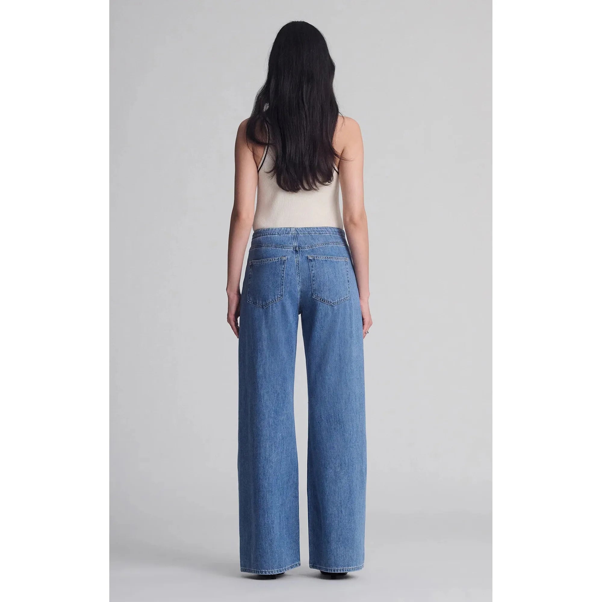 Merly Wide Leg Jeans | Low Rise