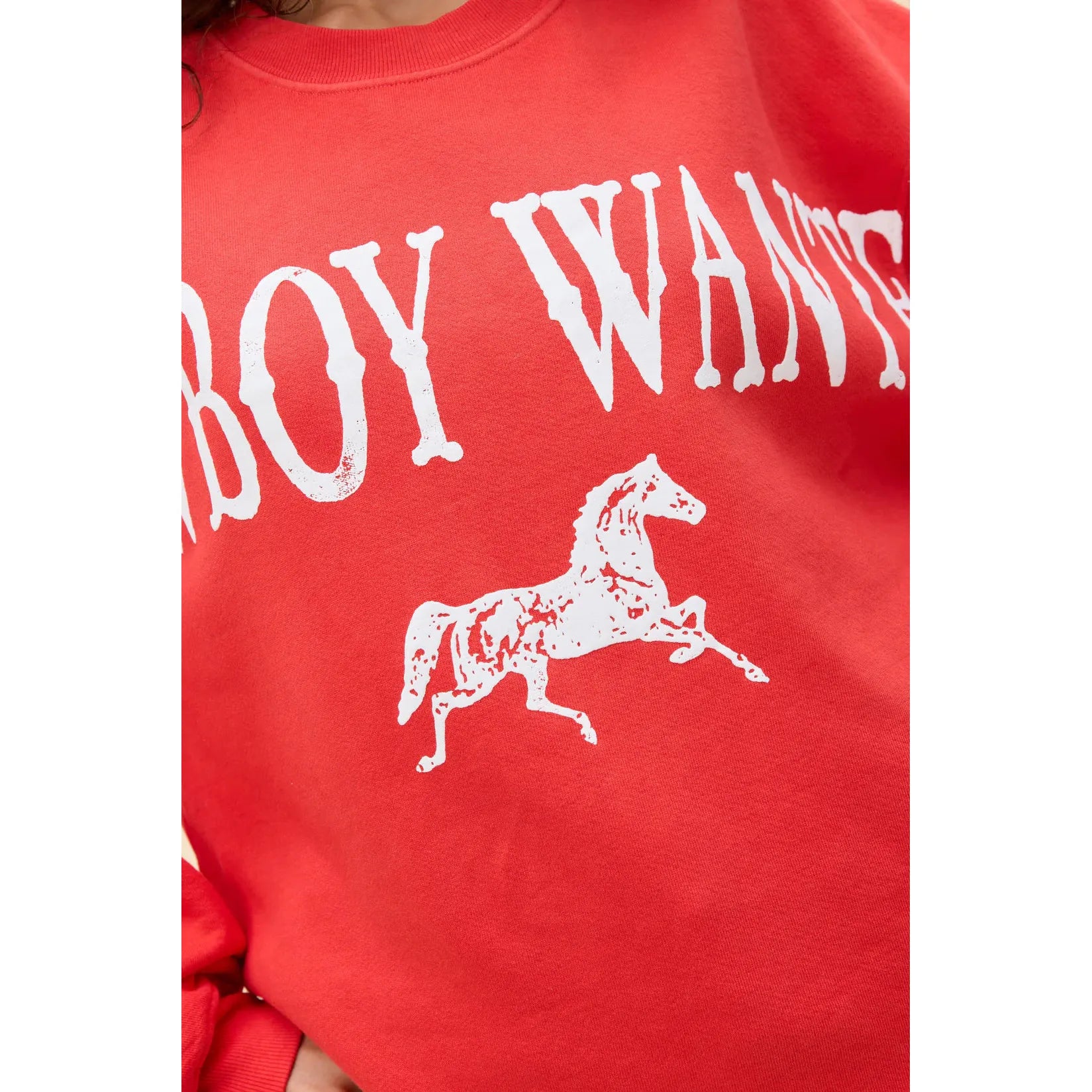 Cowboy Wanted BF Sweatshirt