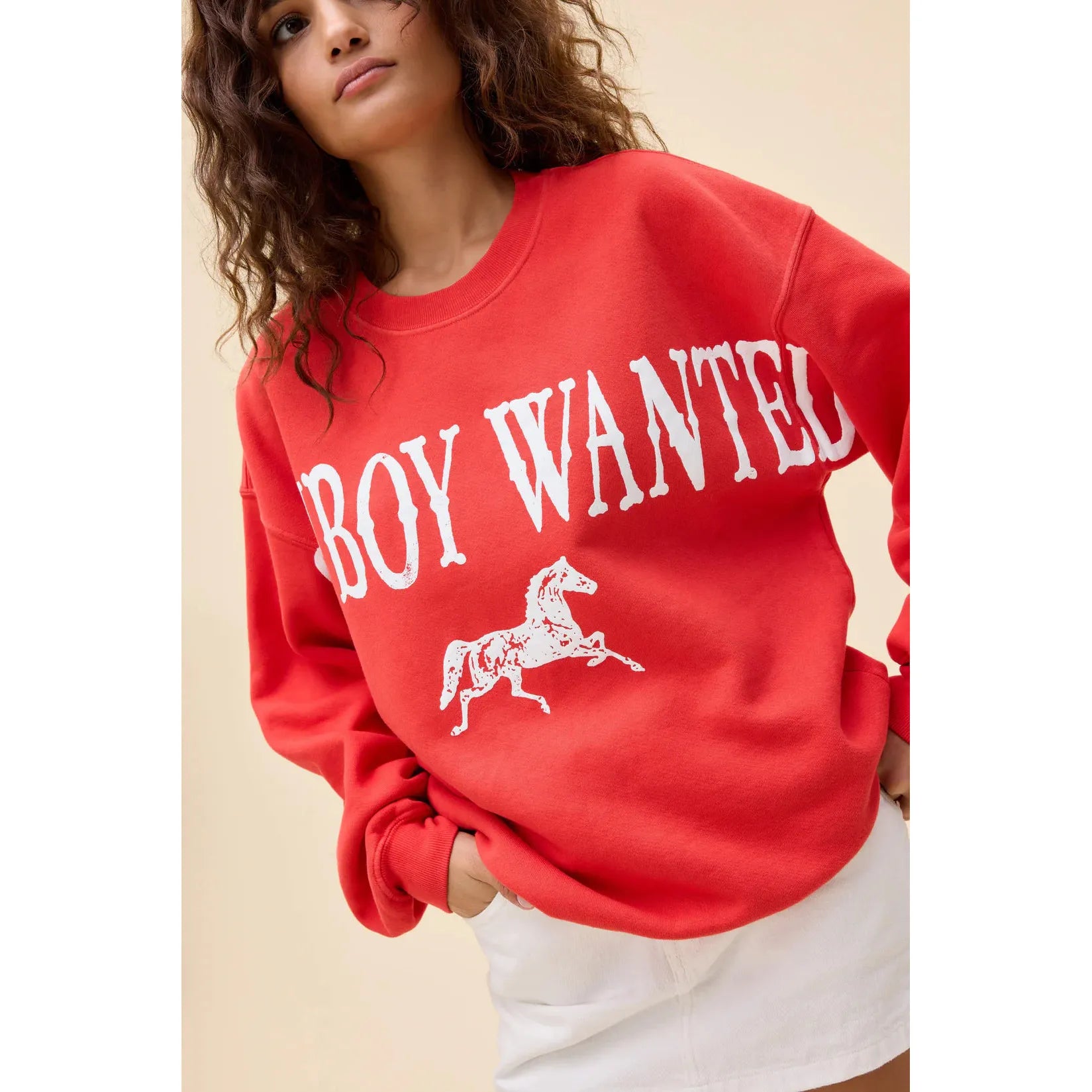 Cowboy Wanted BF Sweatshirt