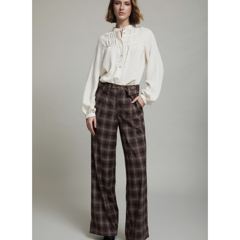 Gathered Yoke Blouse