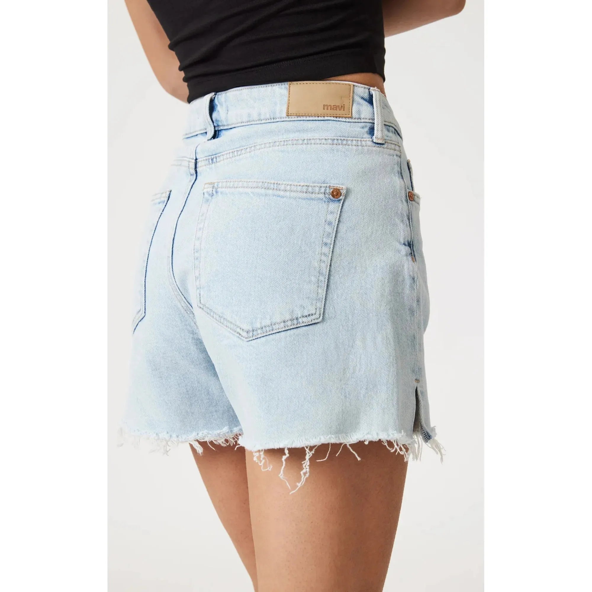 Heidi Straight Leg Shorts | High Rise
