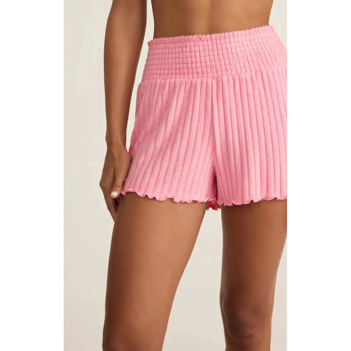 Dawn Smocked Rib Short