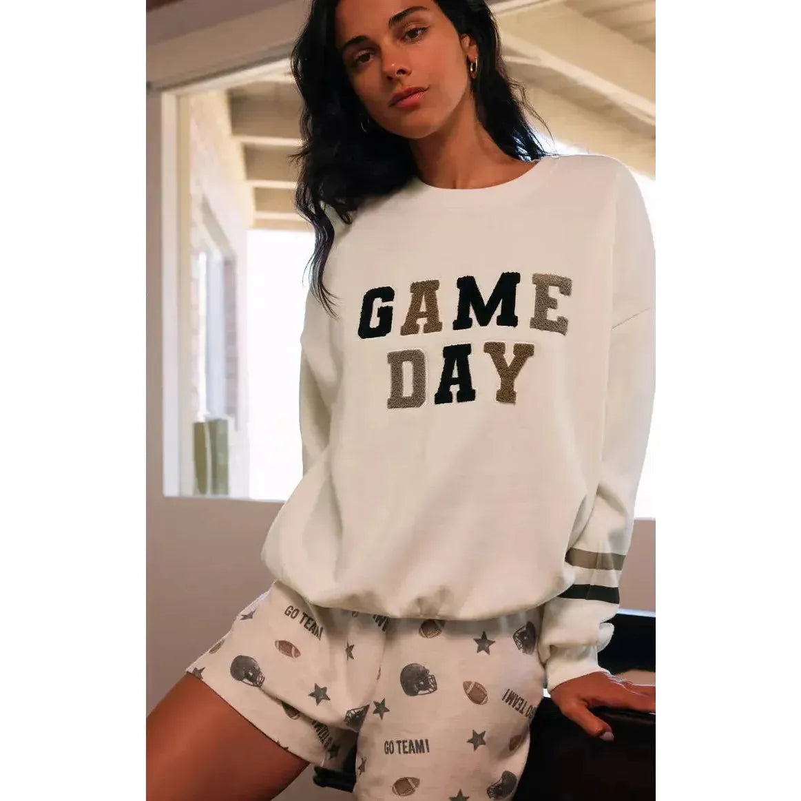 Sporty Football Star Short