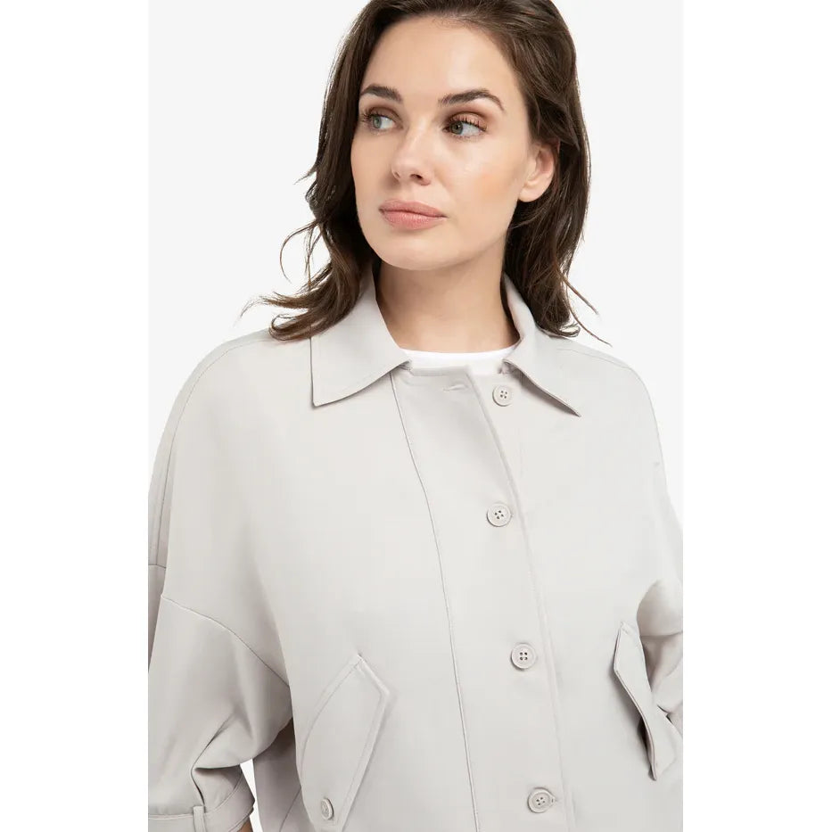 Ashen Luxe Blouse Jacket