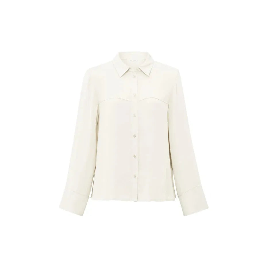 Blouse with Decorative Seams