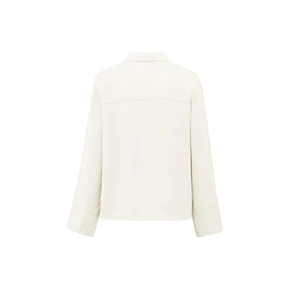 Blouse with Decorative Seams