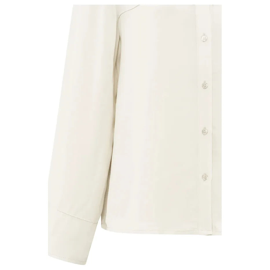 Blouse with Decorative Seams