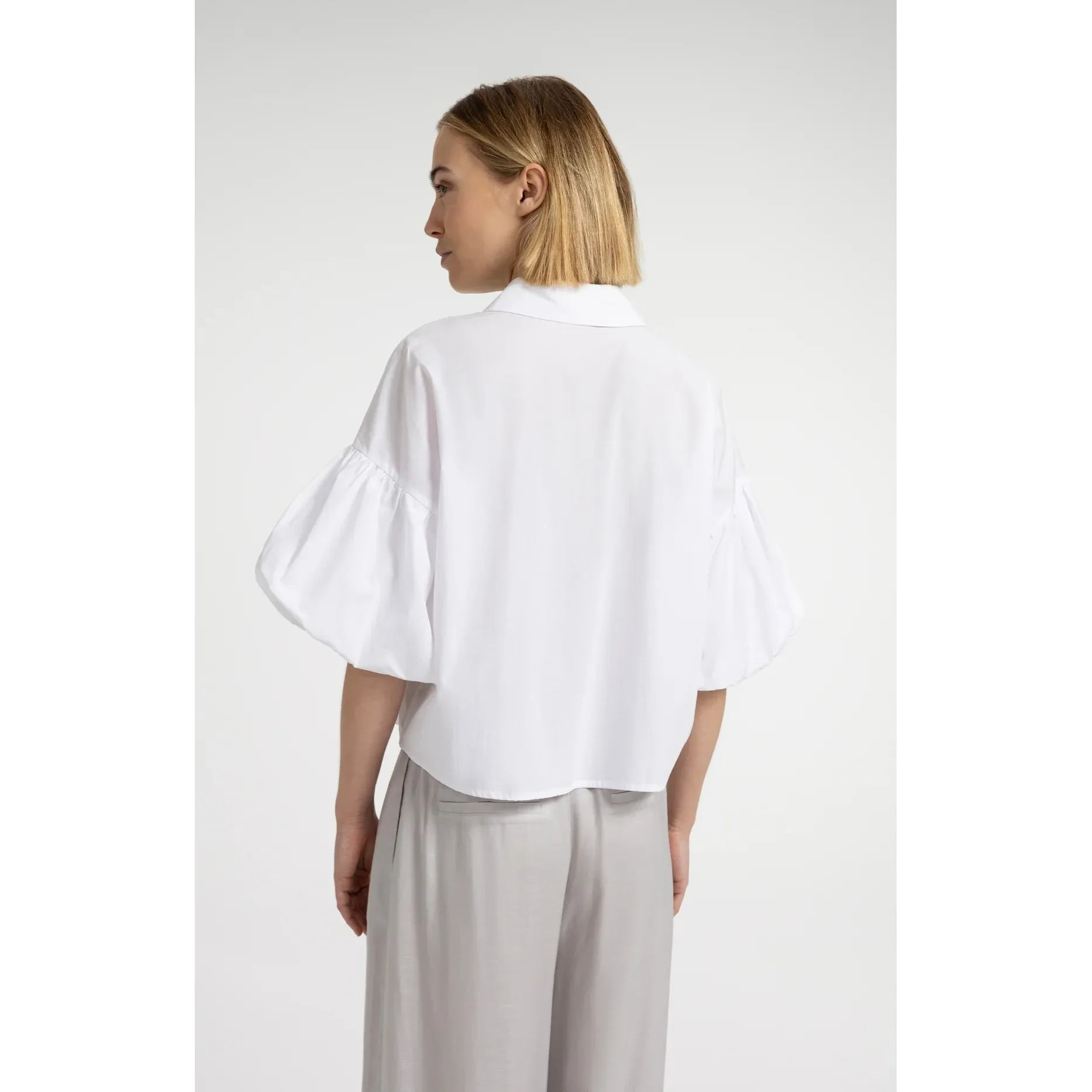 Cloud Nine Balloon Sleeve Blouse