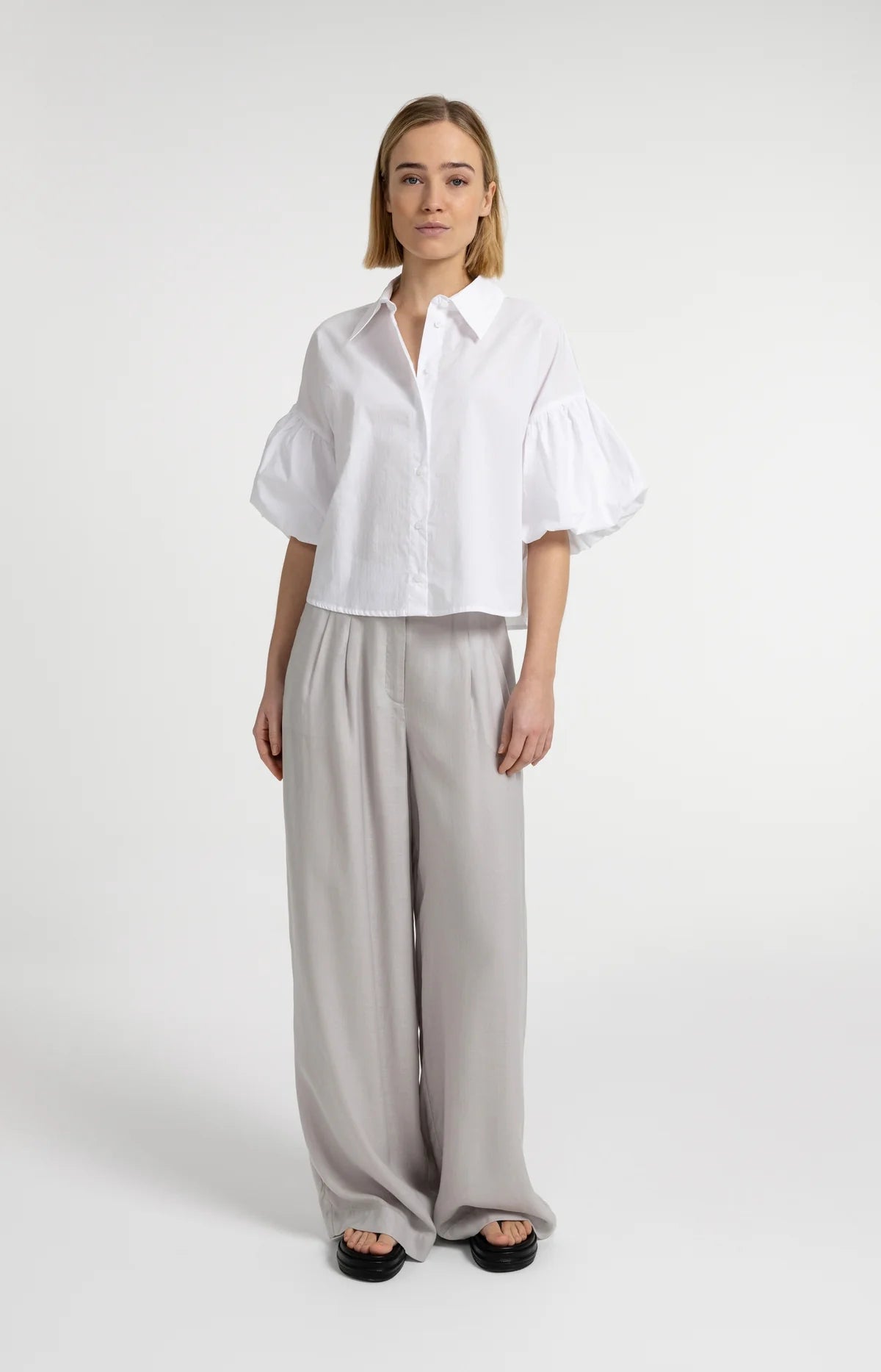 Cloud Nine Balloon Sleeve Blouse