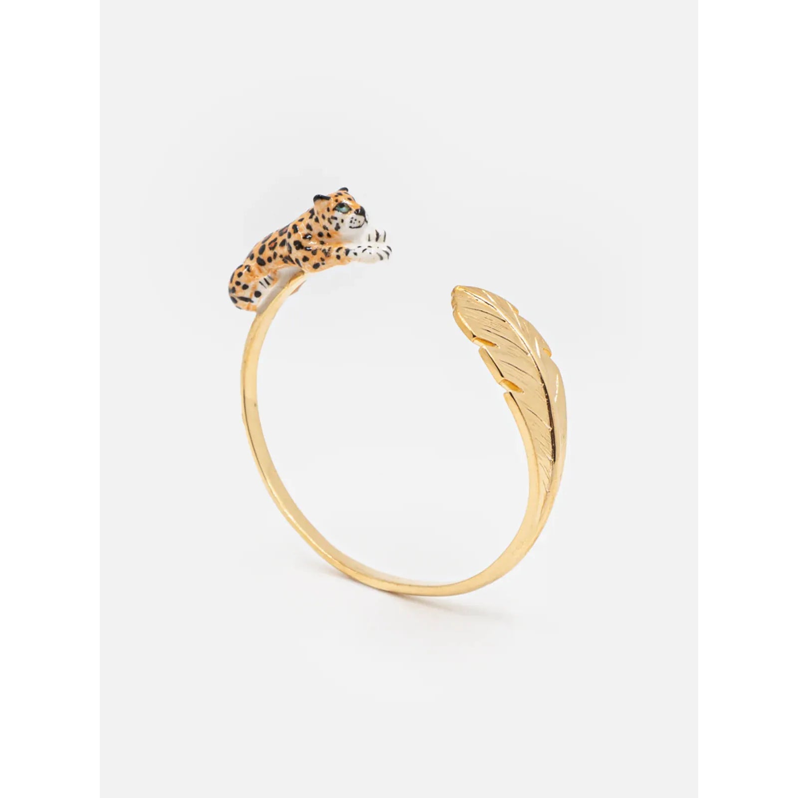 Face-To-Face Leopard & Palm Bracelet