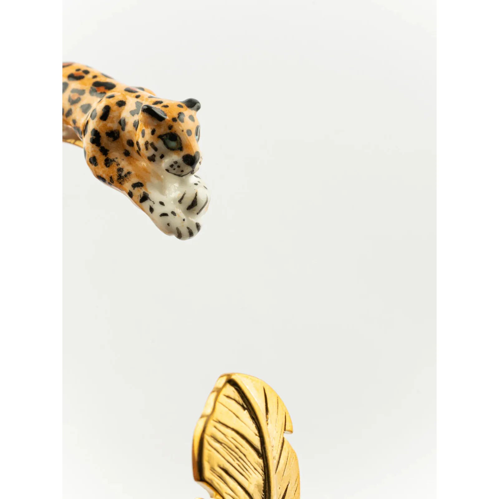 Face-To-Face Leopard & Palm Bracelet