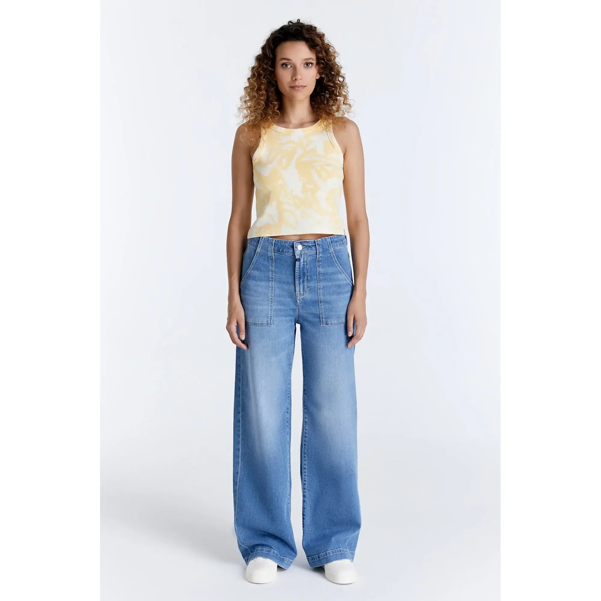 Lulu High Waisted Wide Leg Jeans