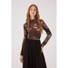 BLUSA SEGUNDA PELE ESTAMPA FLO