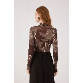 BLUSA SEGUNDA PELE ESTAMPA FLO
