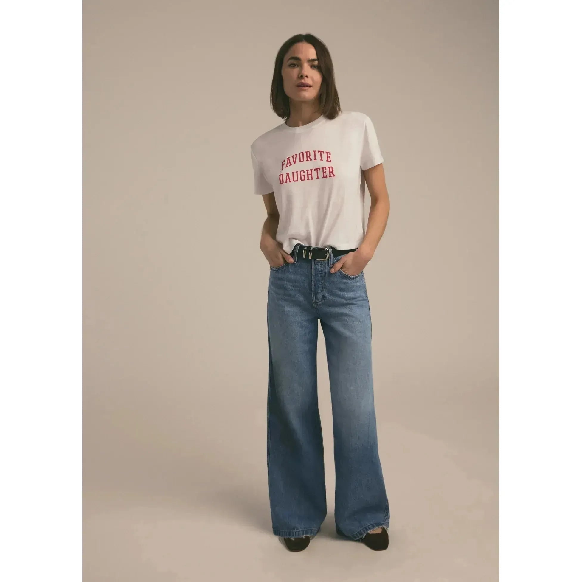 THE CROPPED COLLEGIATE TEE