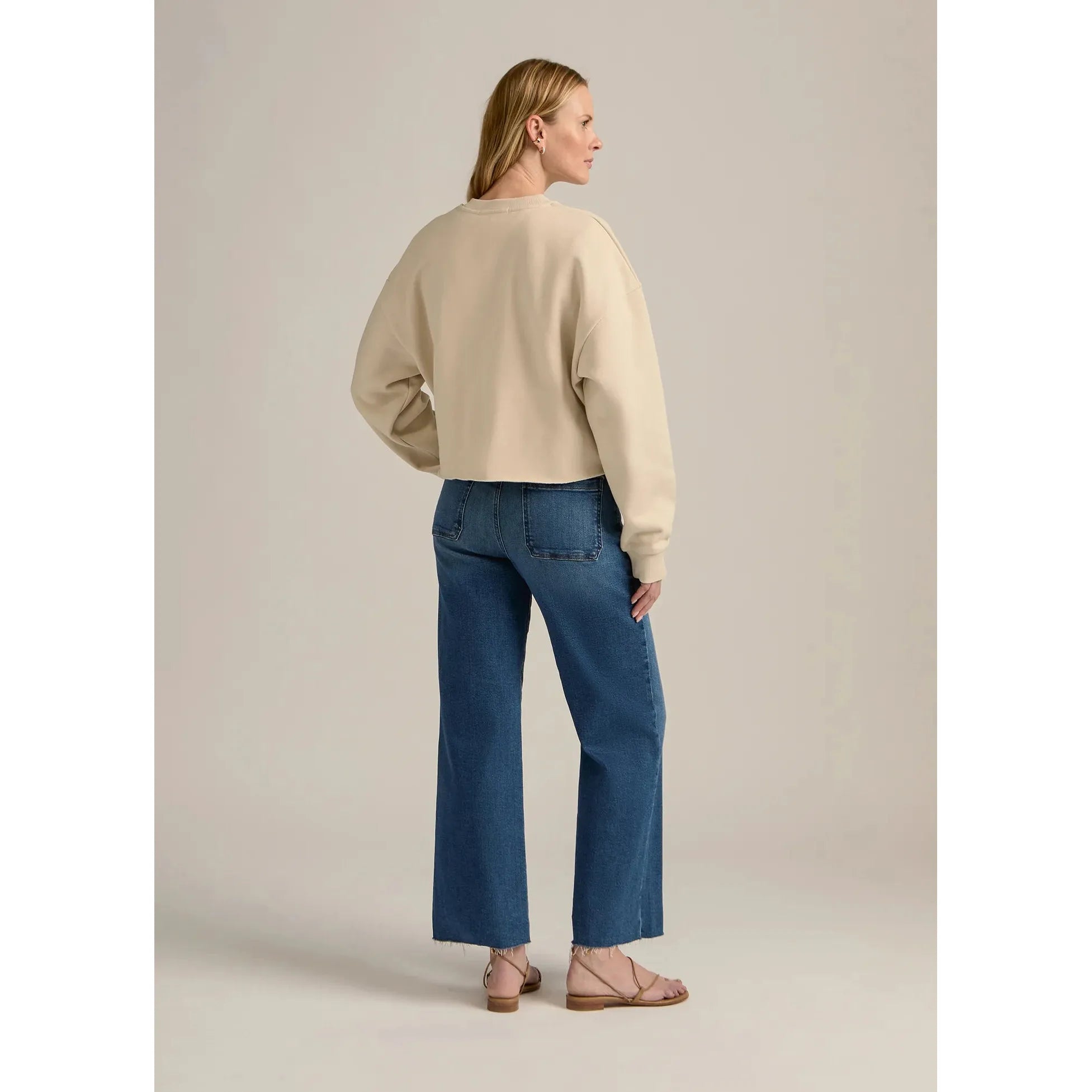 Cropped Collegiate Sweater