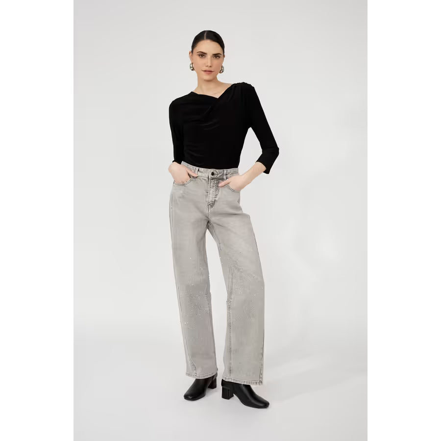 Frank Lyman 253859 - Sequin Bootcut Jeans