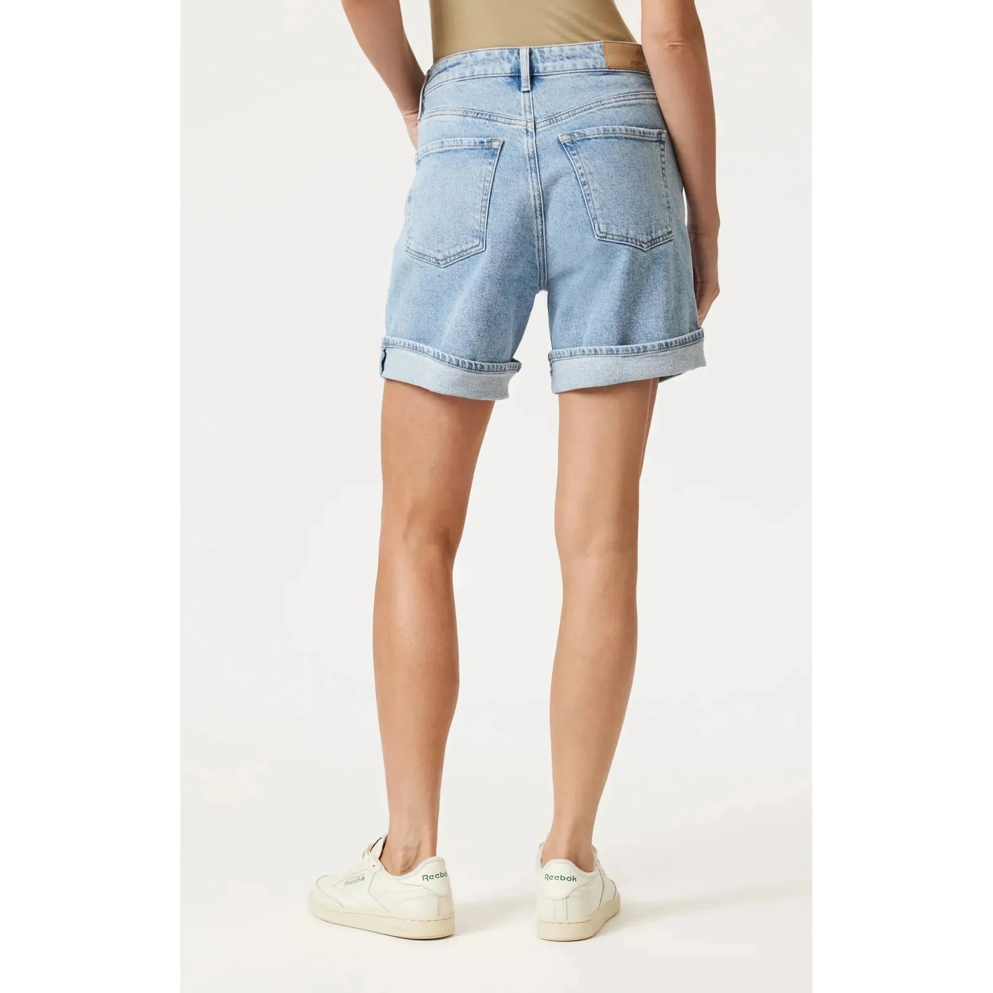 Heidi Long Cuffed Shorts | High Rise