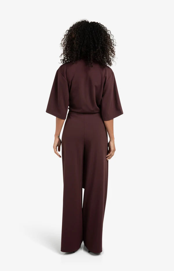 Short Sleeve Jersey Jumpsuit