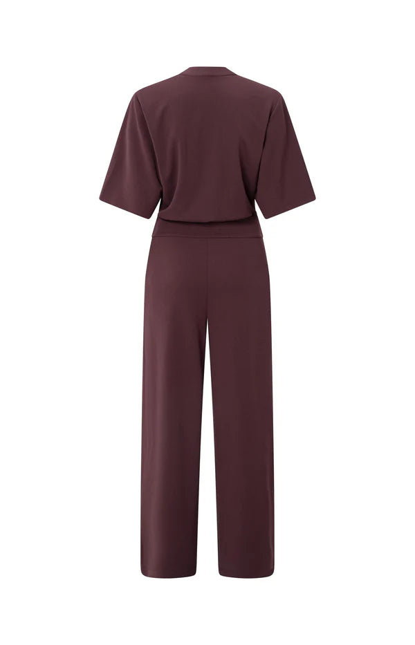 Short Sleeve Jersey Jumpsuit
