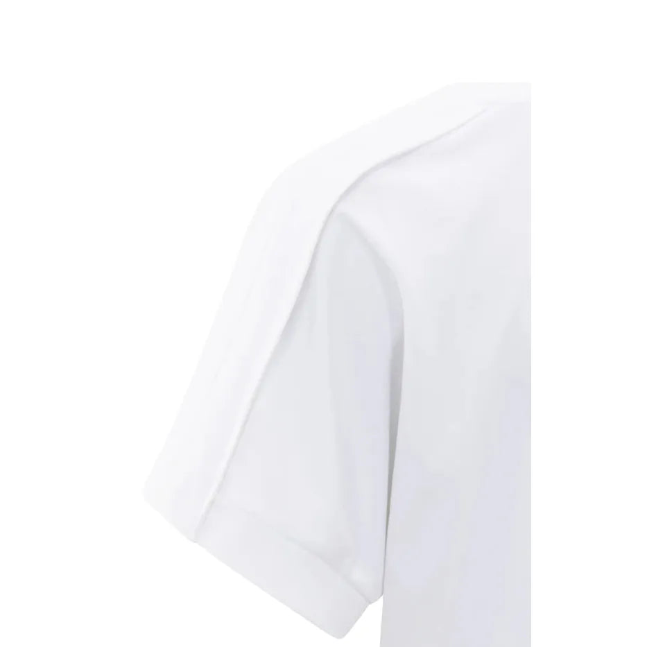 Jersey Top with Short Sleeves and Fold Detail