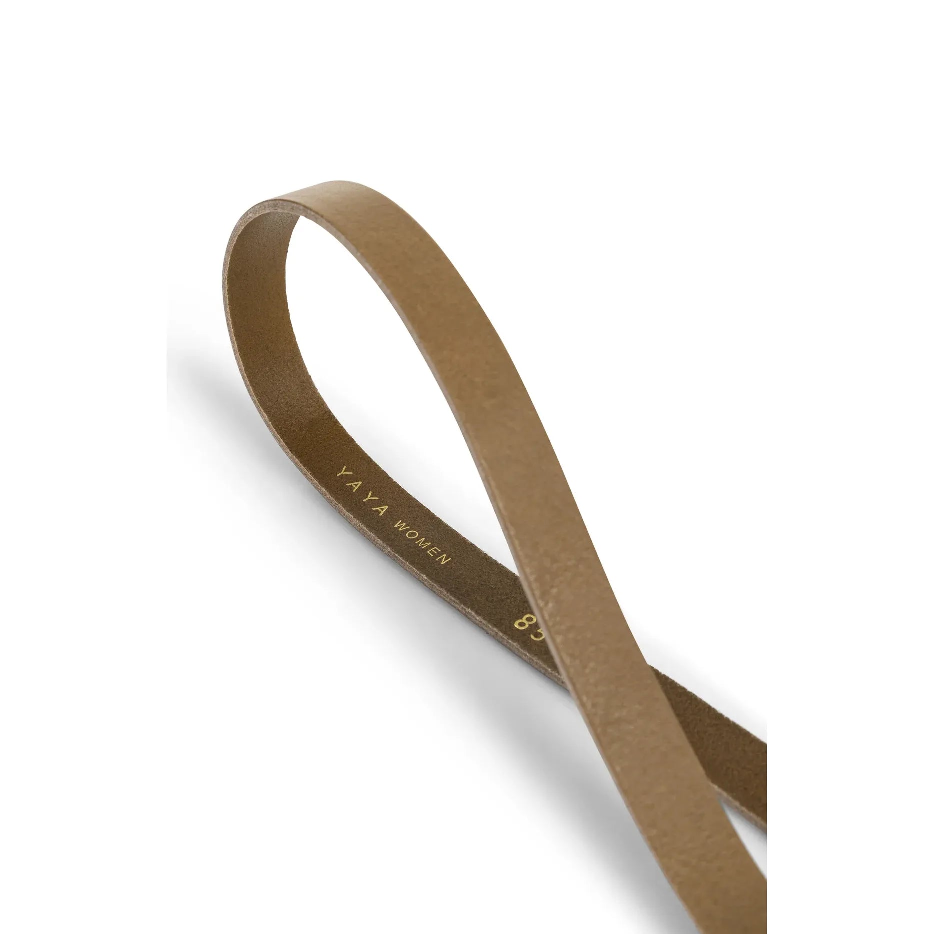 Leather Belt w/ Moon Buckle