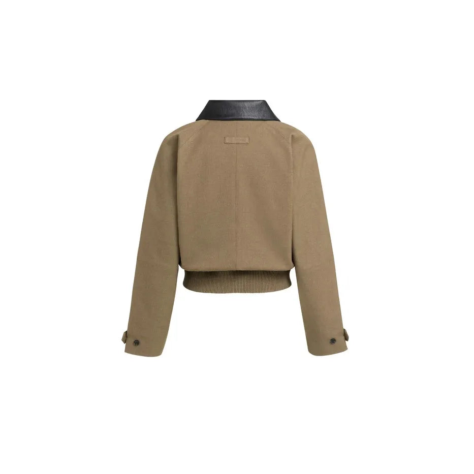 Melange Bomber Jacket