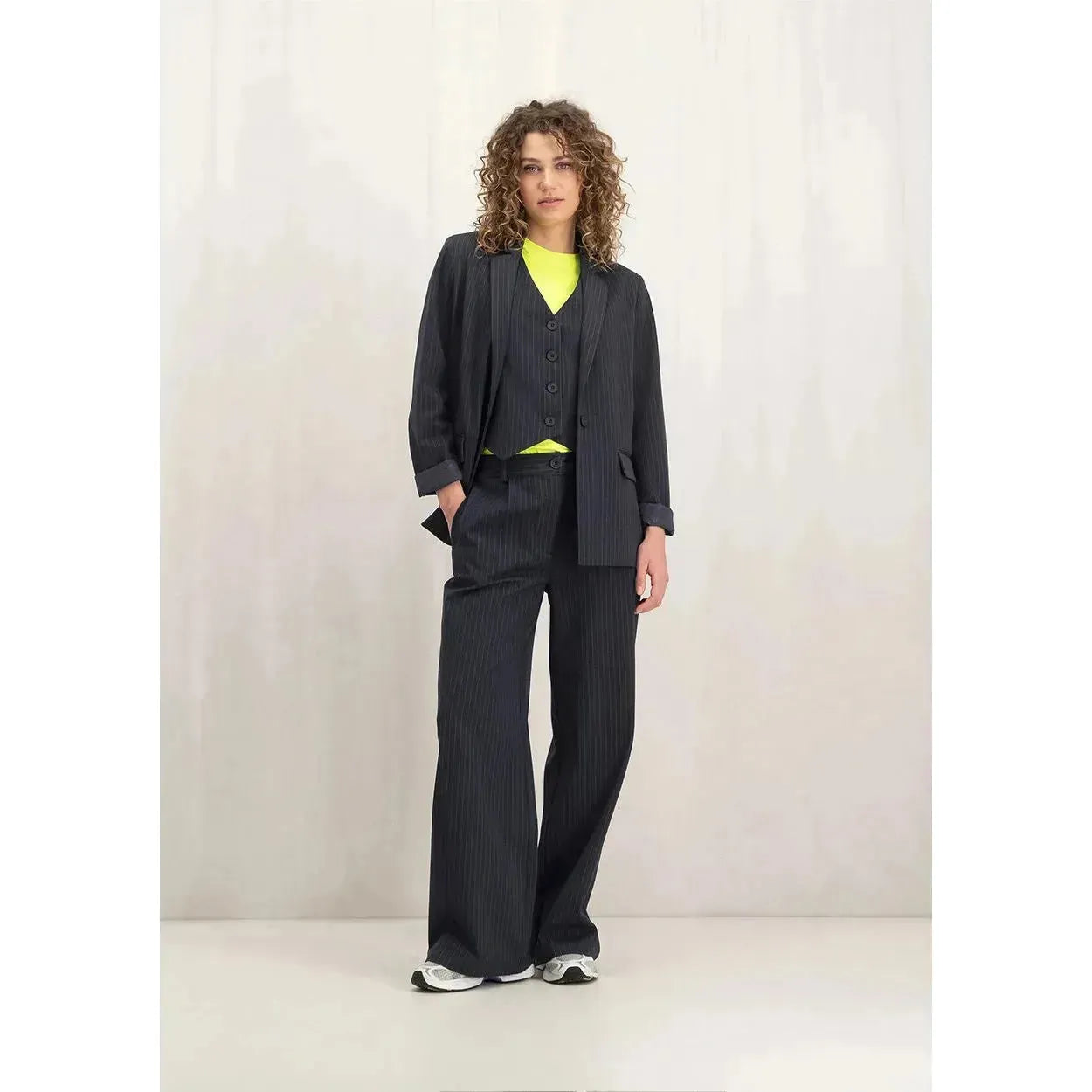 Nora Blue Pin Stripe Blazer