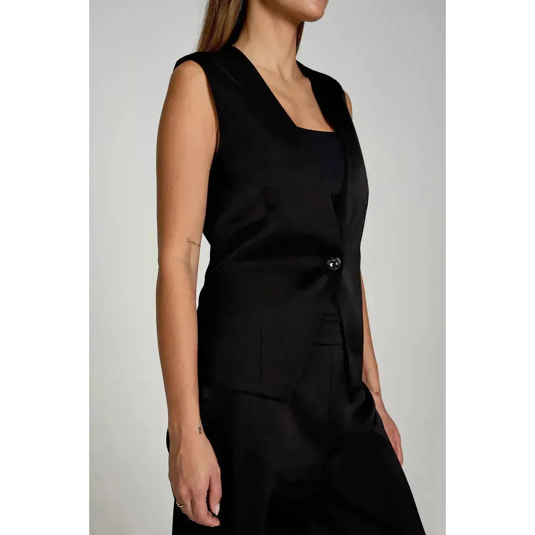 Suit Me Up Satin Vest