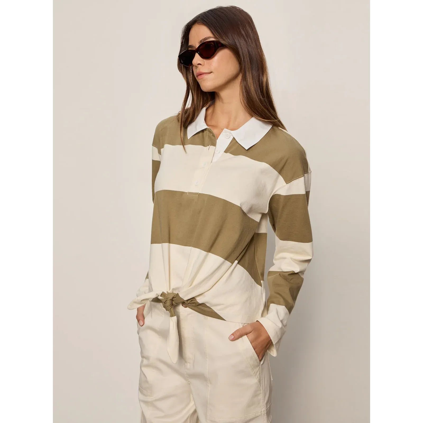 Rugby Tie Front Tee