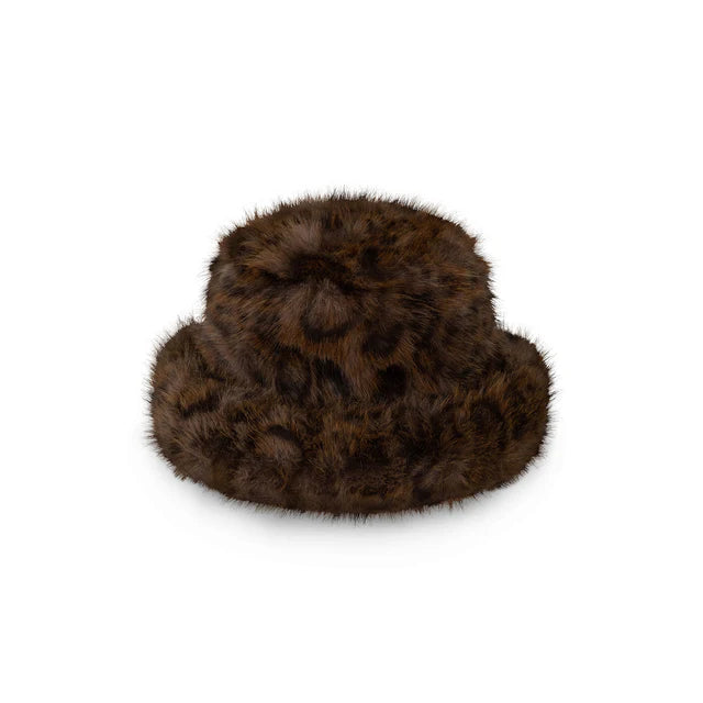 Snuggle Bucket Leopard Hat