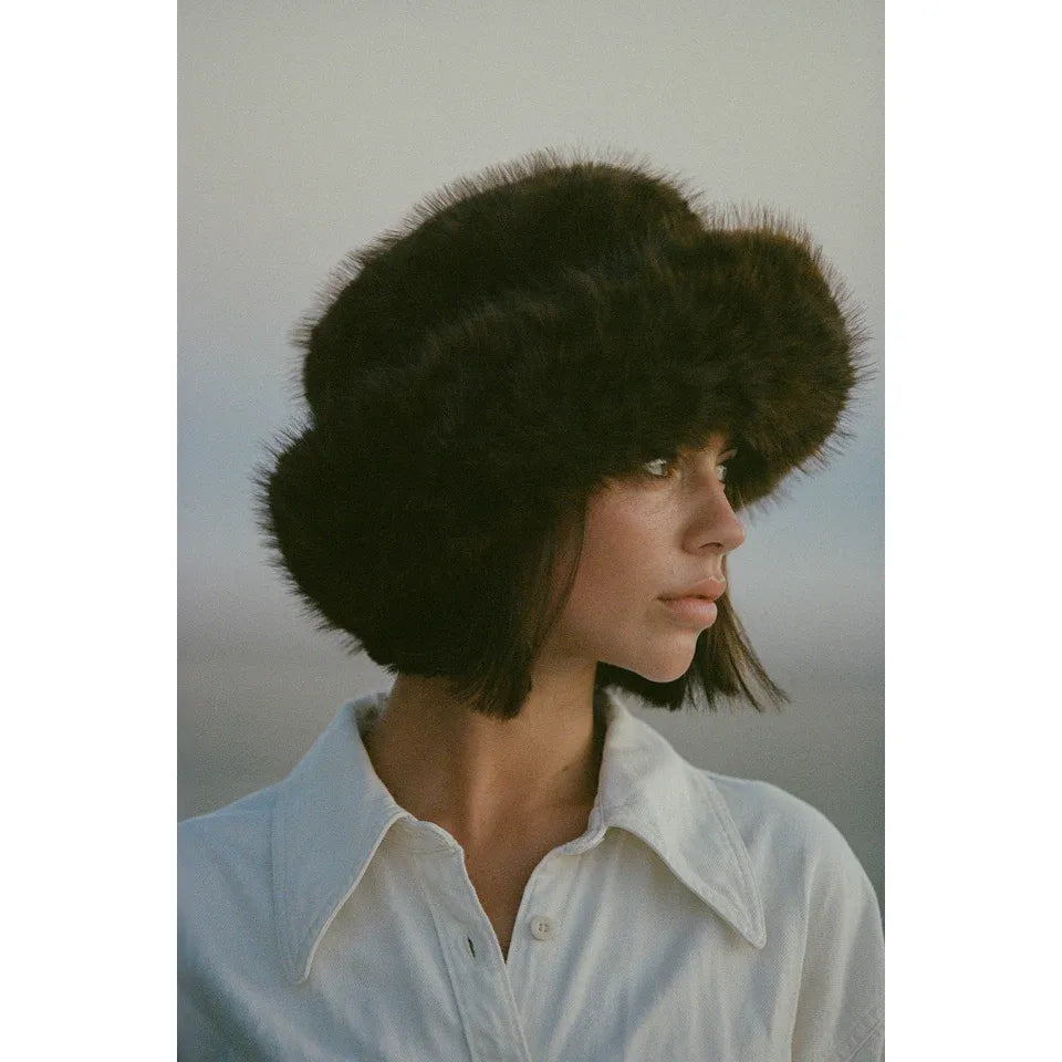 Snuggle Bucket Leopard Hat