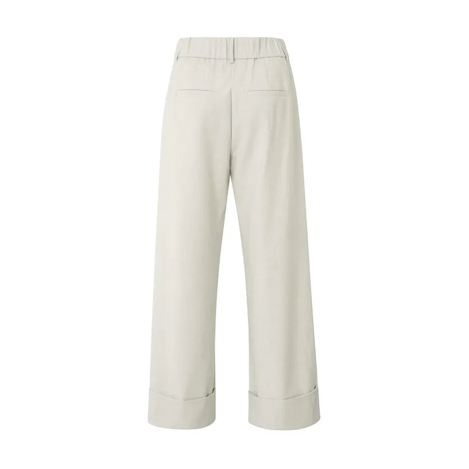 Soft structured Trousers with Big Turn-Ups