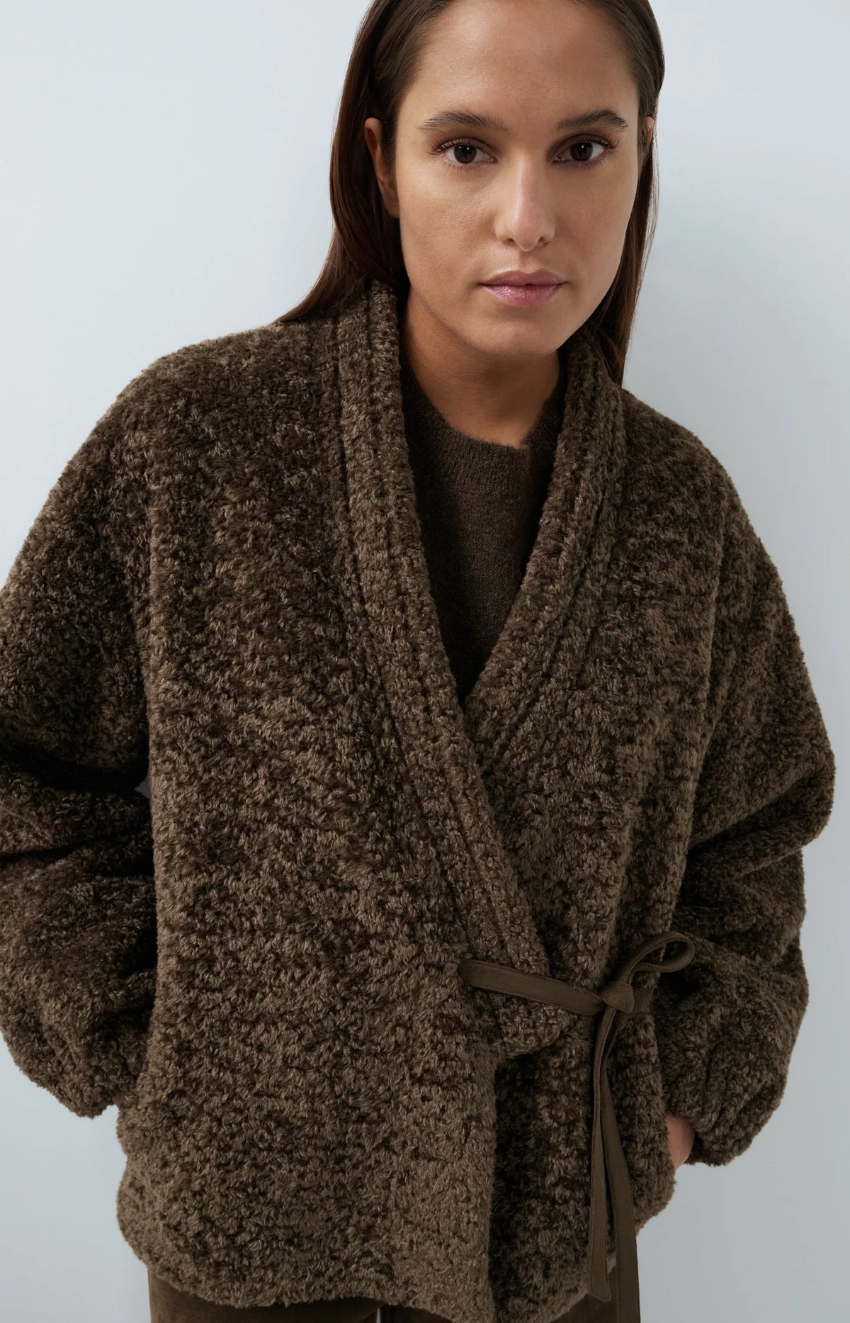 Teddy Wrap Jacket