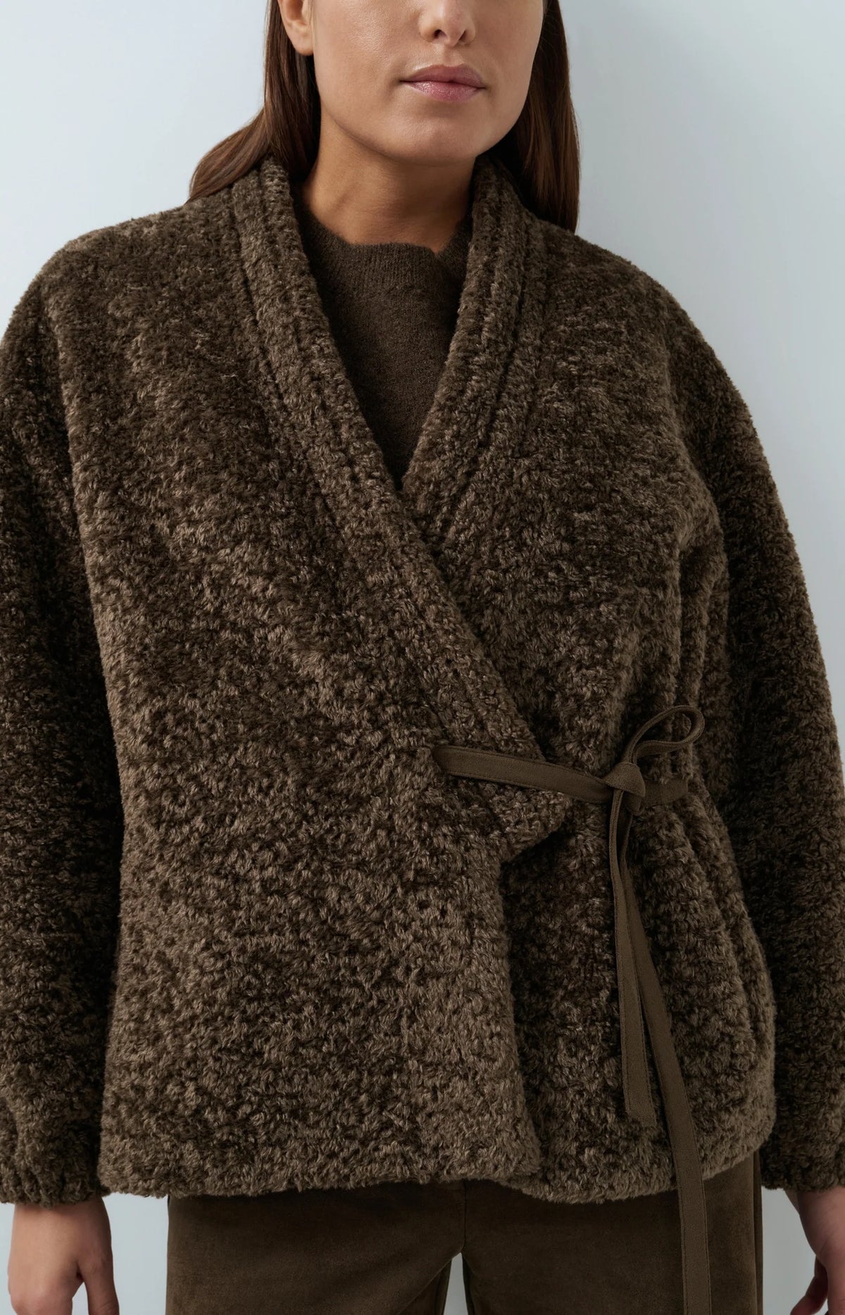 Teddy Wrap Jacket