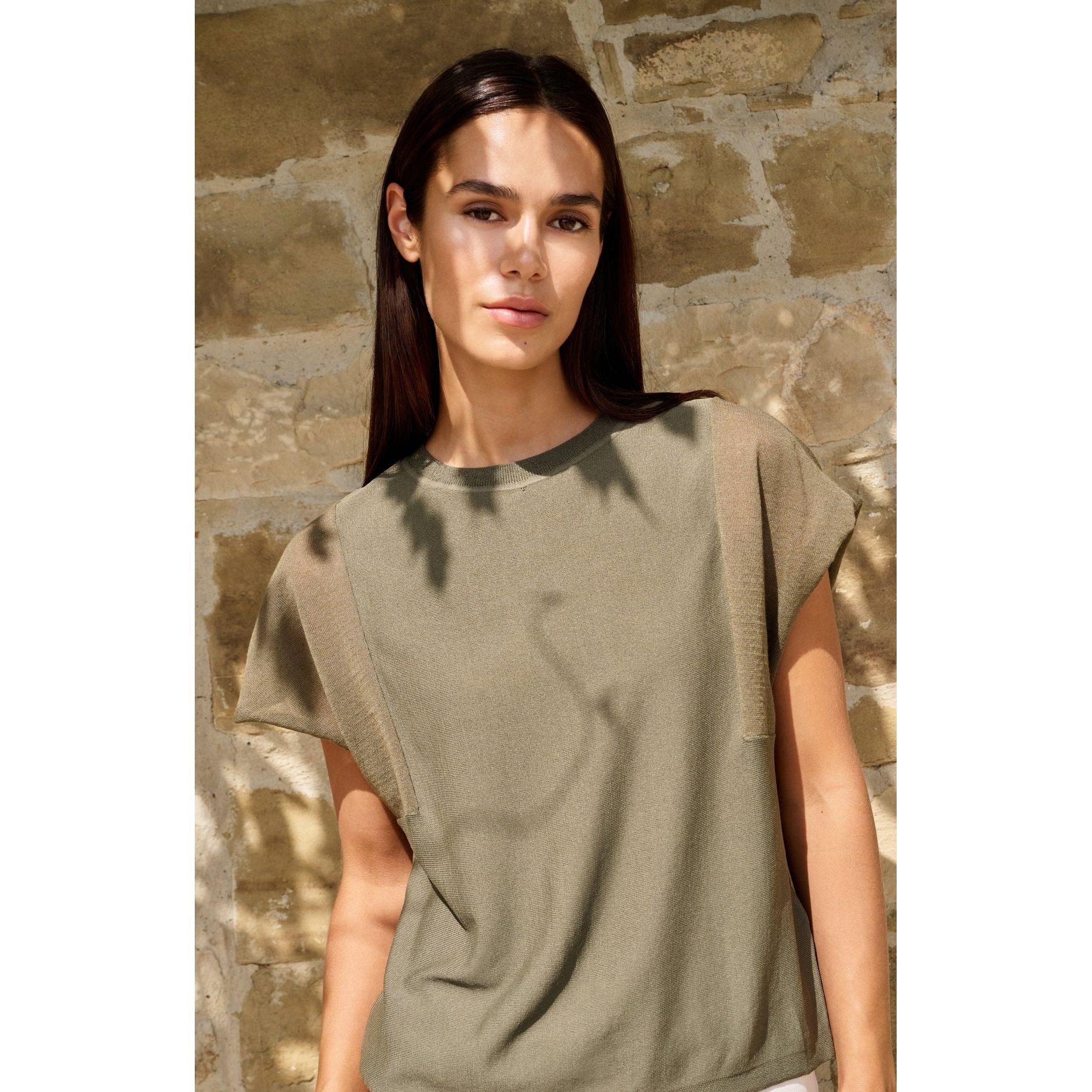 Sienna Sheer Sleeve Top