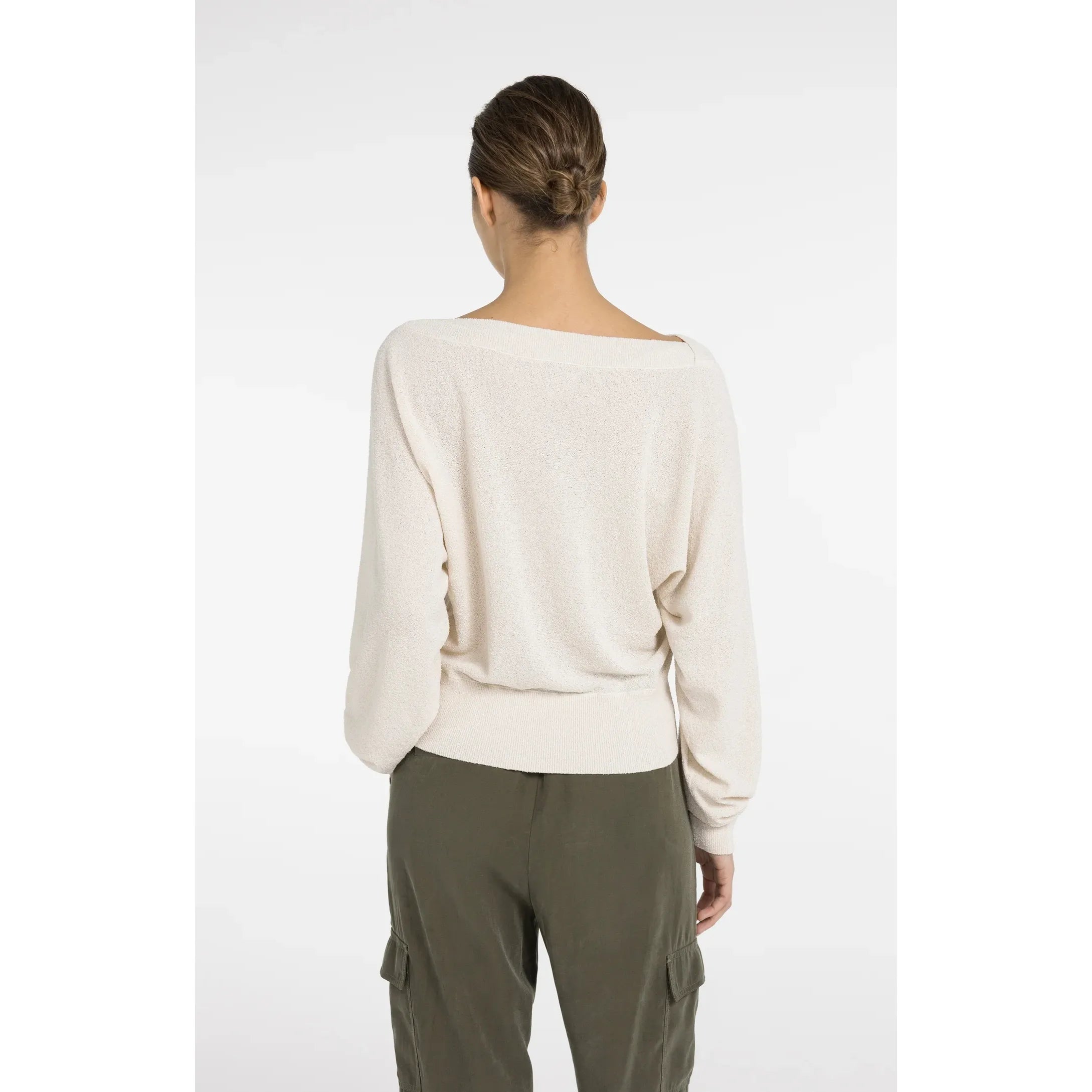 Batwing Towel Knit Sweater