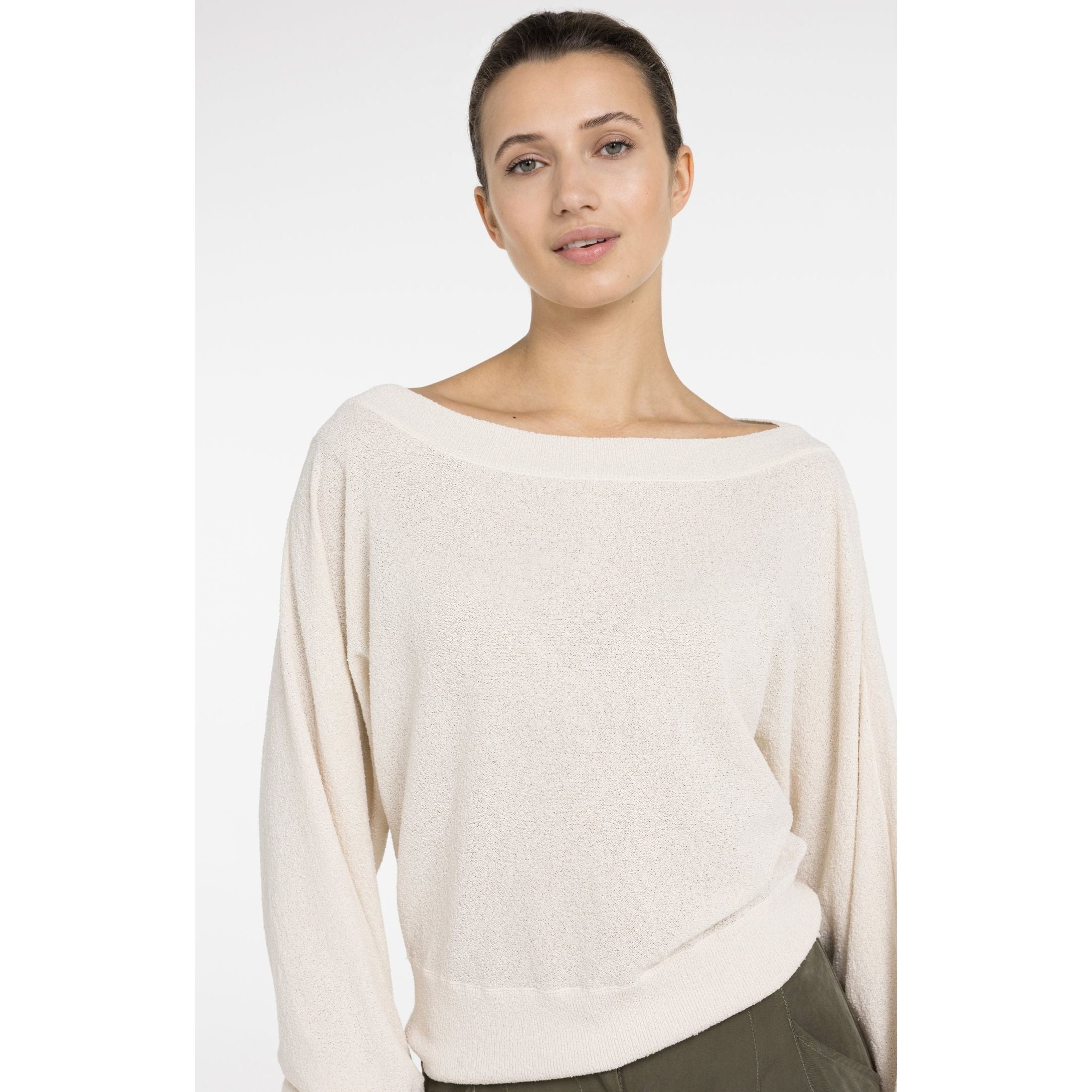 Batwing Towel Knit Sweater
