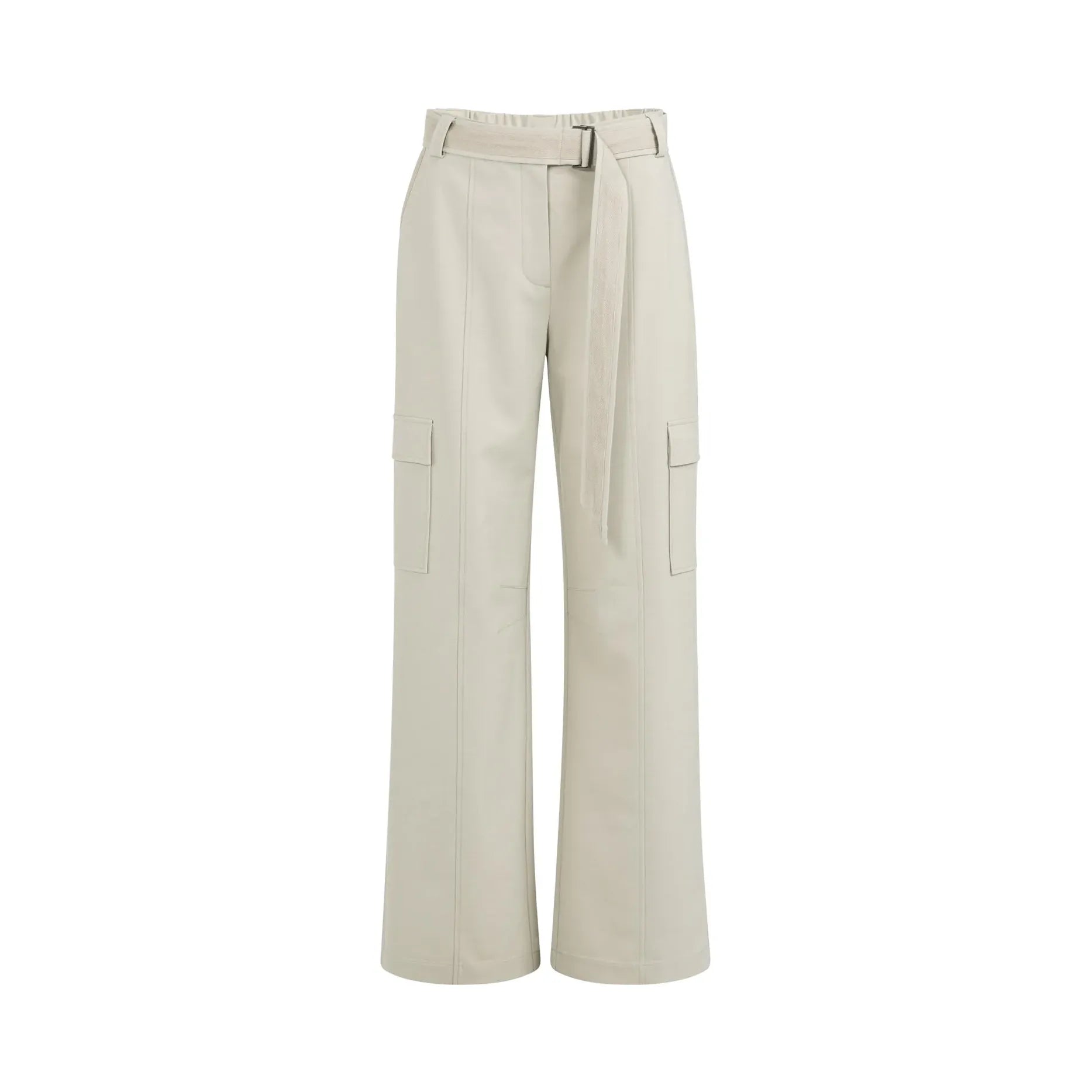 Cargo Woven Wide Leg Trousers