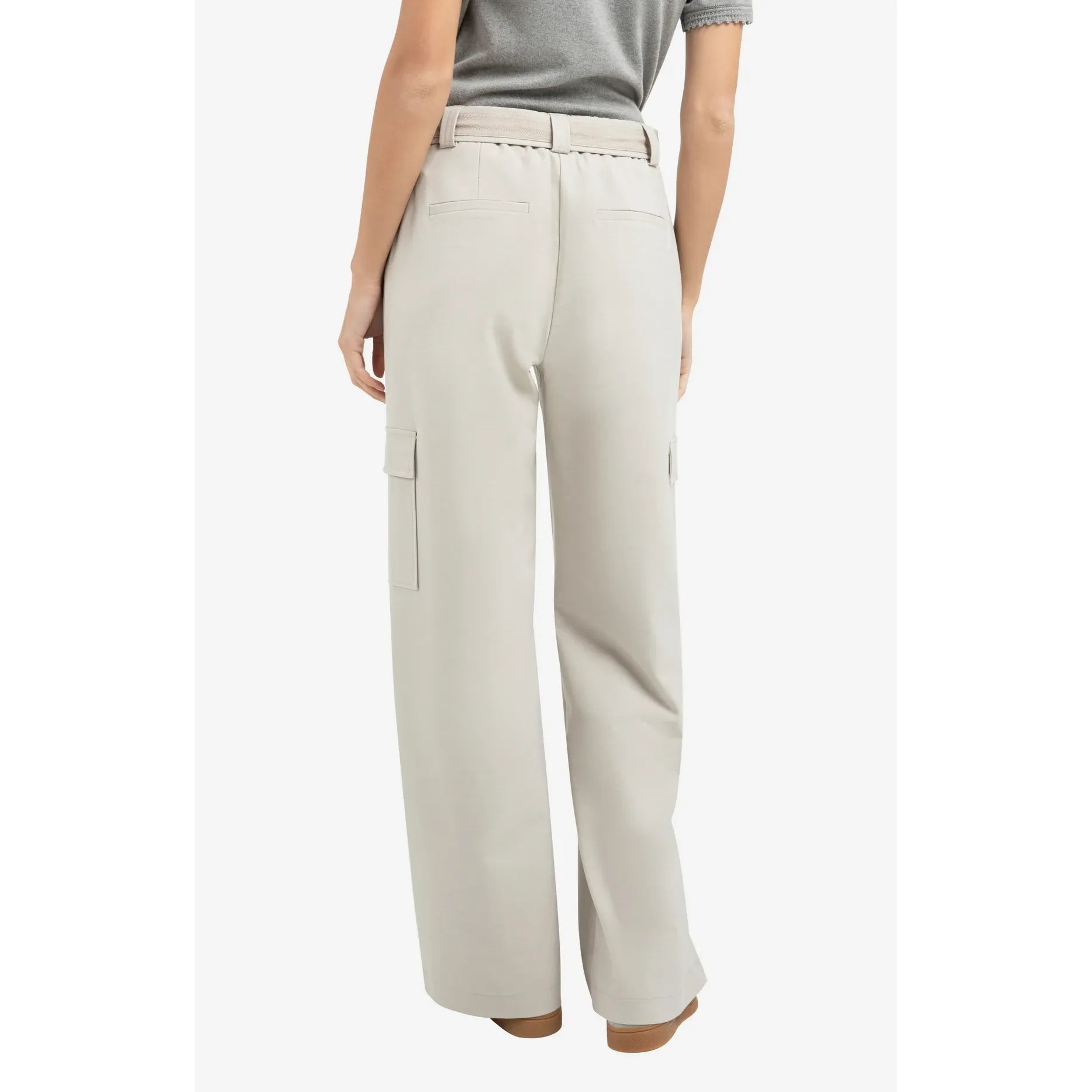Cargo Woven Wide Leg Trousers