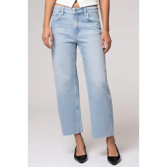Nica Crop Barrel Jeans