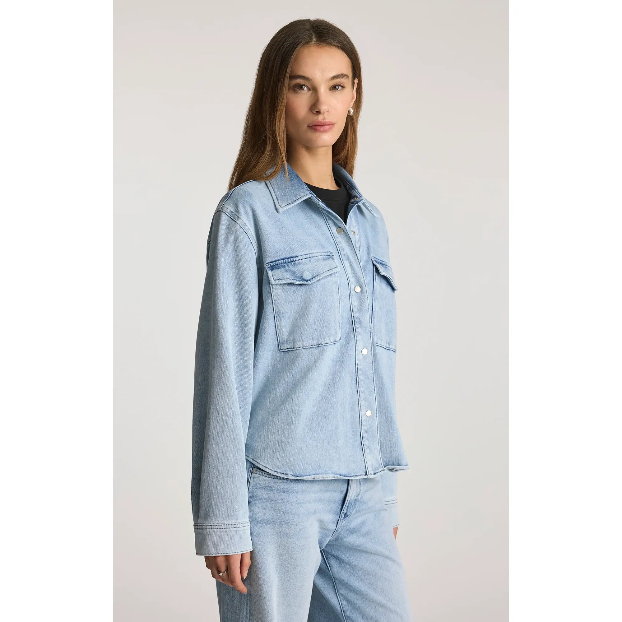 Tia Denim Shirt Jacket