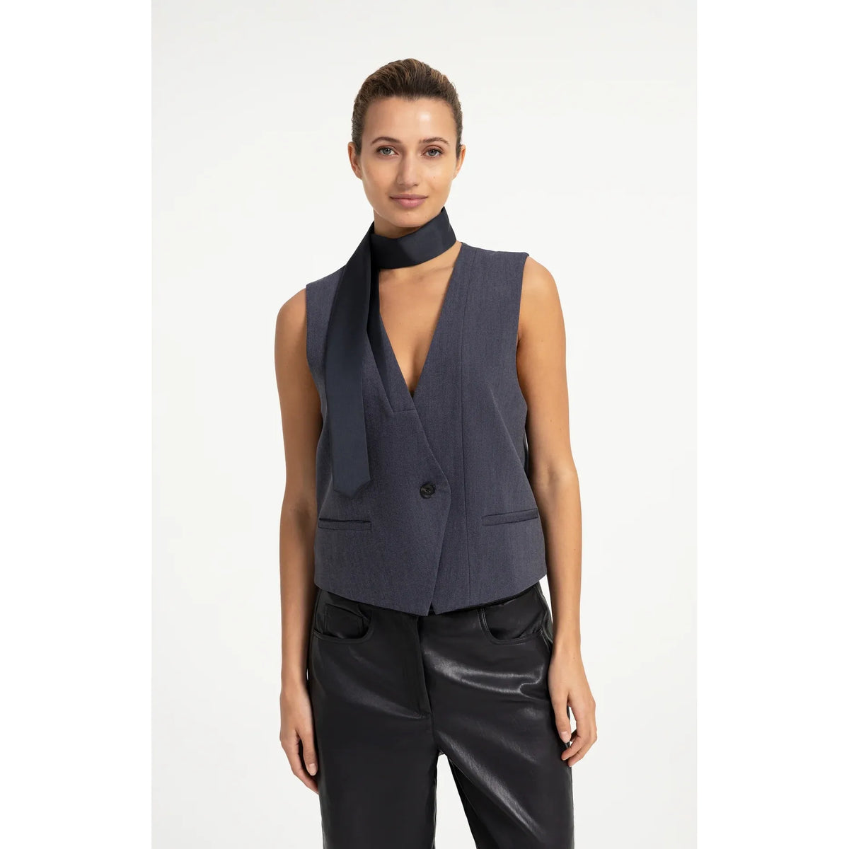 Gilet with Satin Lapel