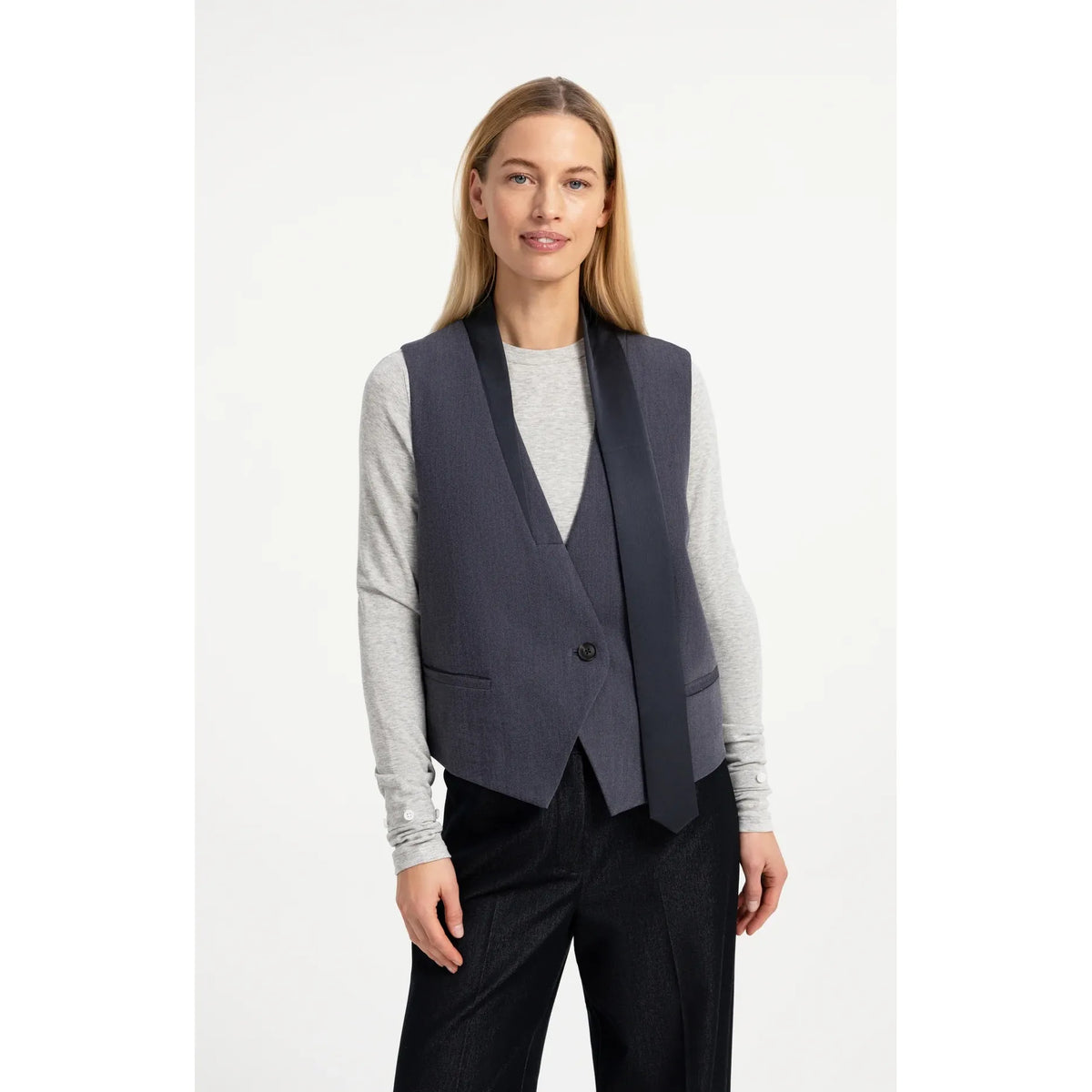 Gilet with Satin Lapel