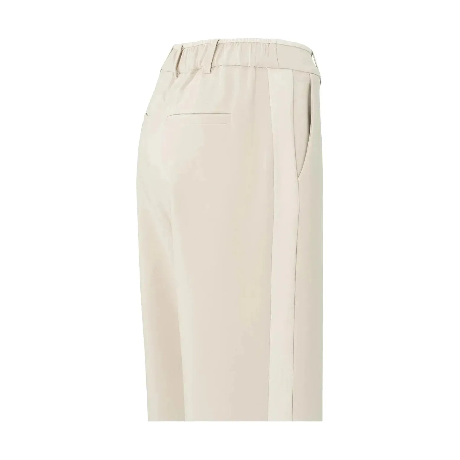 Luxe Stripe Wide-Leg Trousers