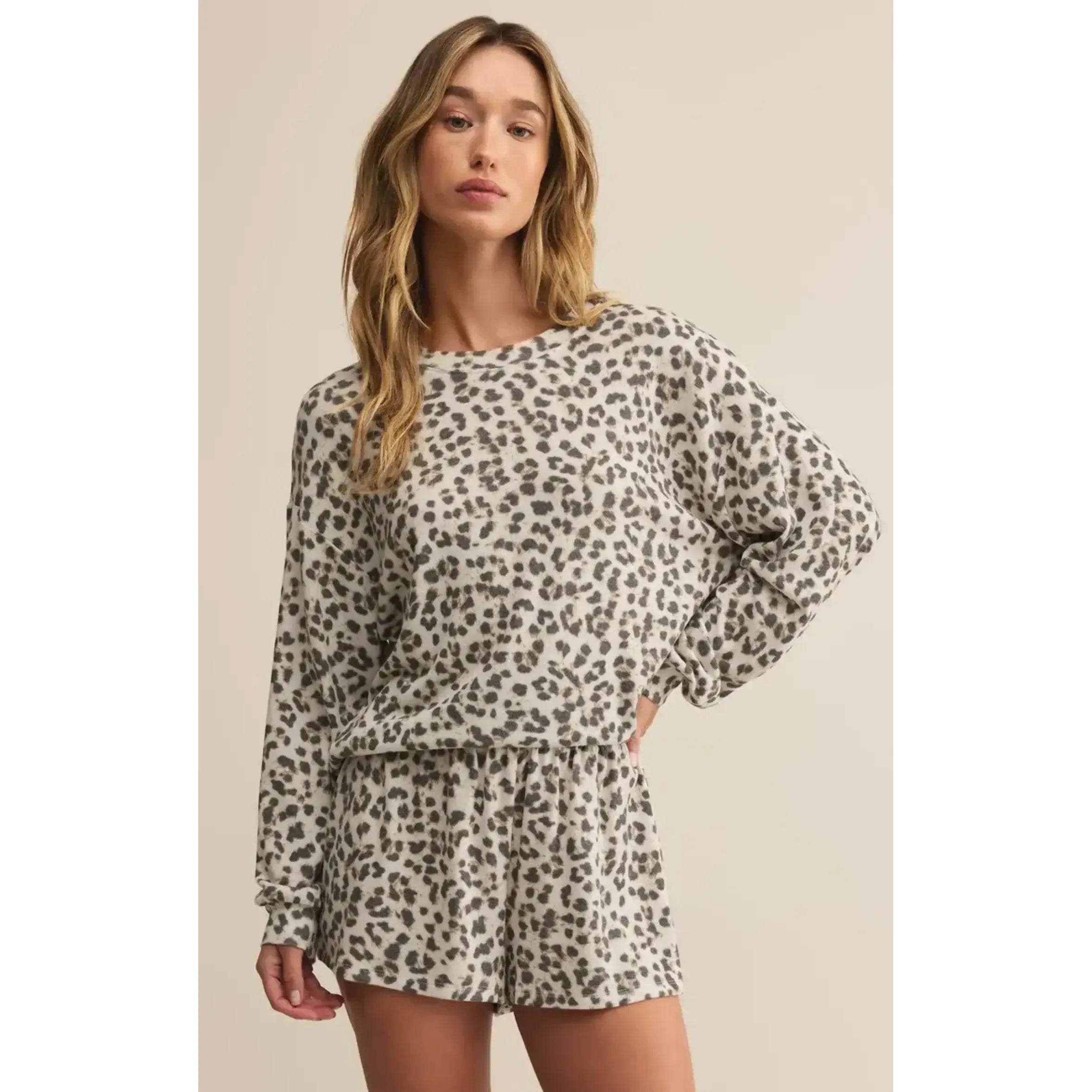 Luxe Leopard Long Sleeve Top