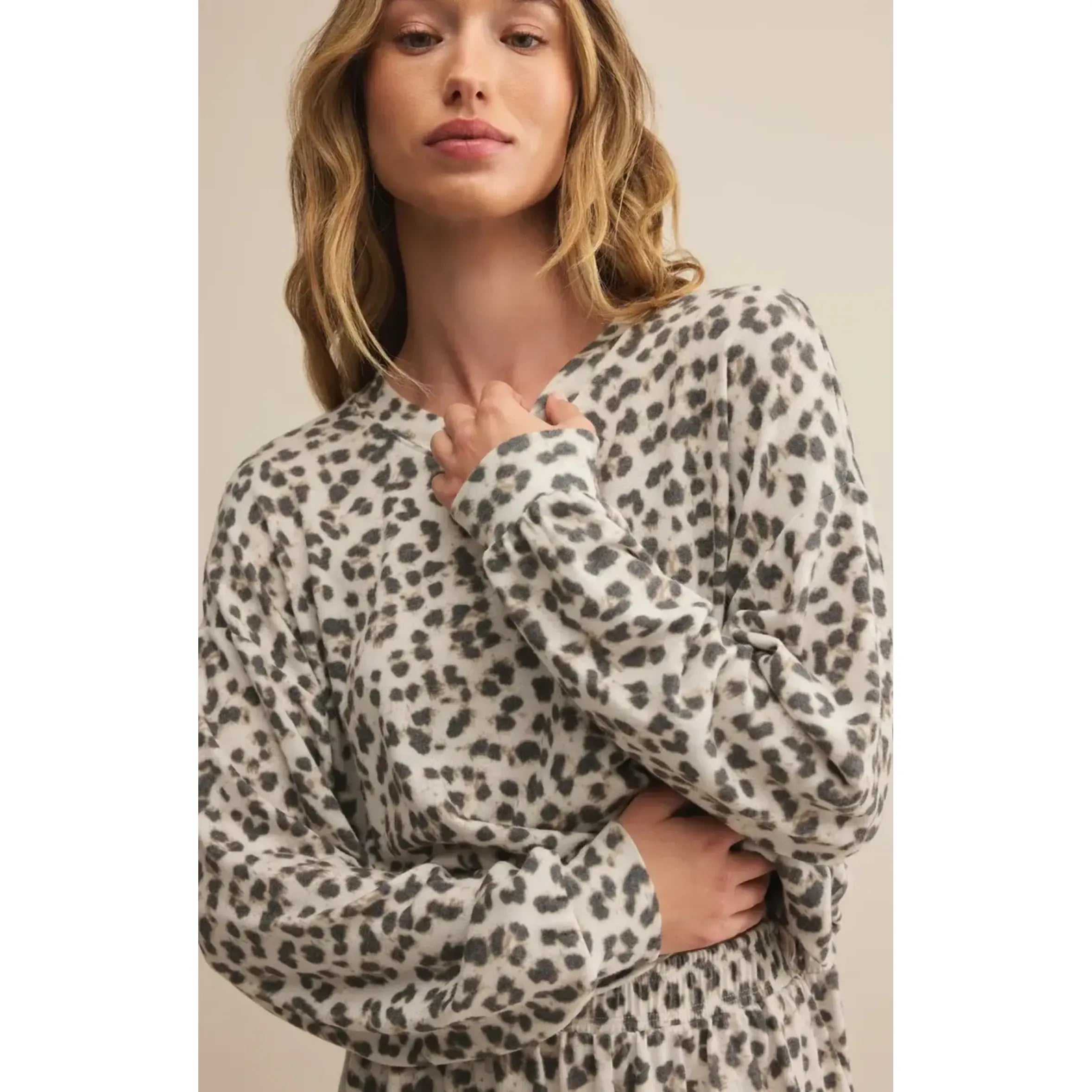Luxe Leopard Long Sleeve Top