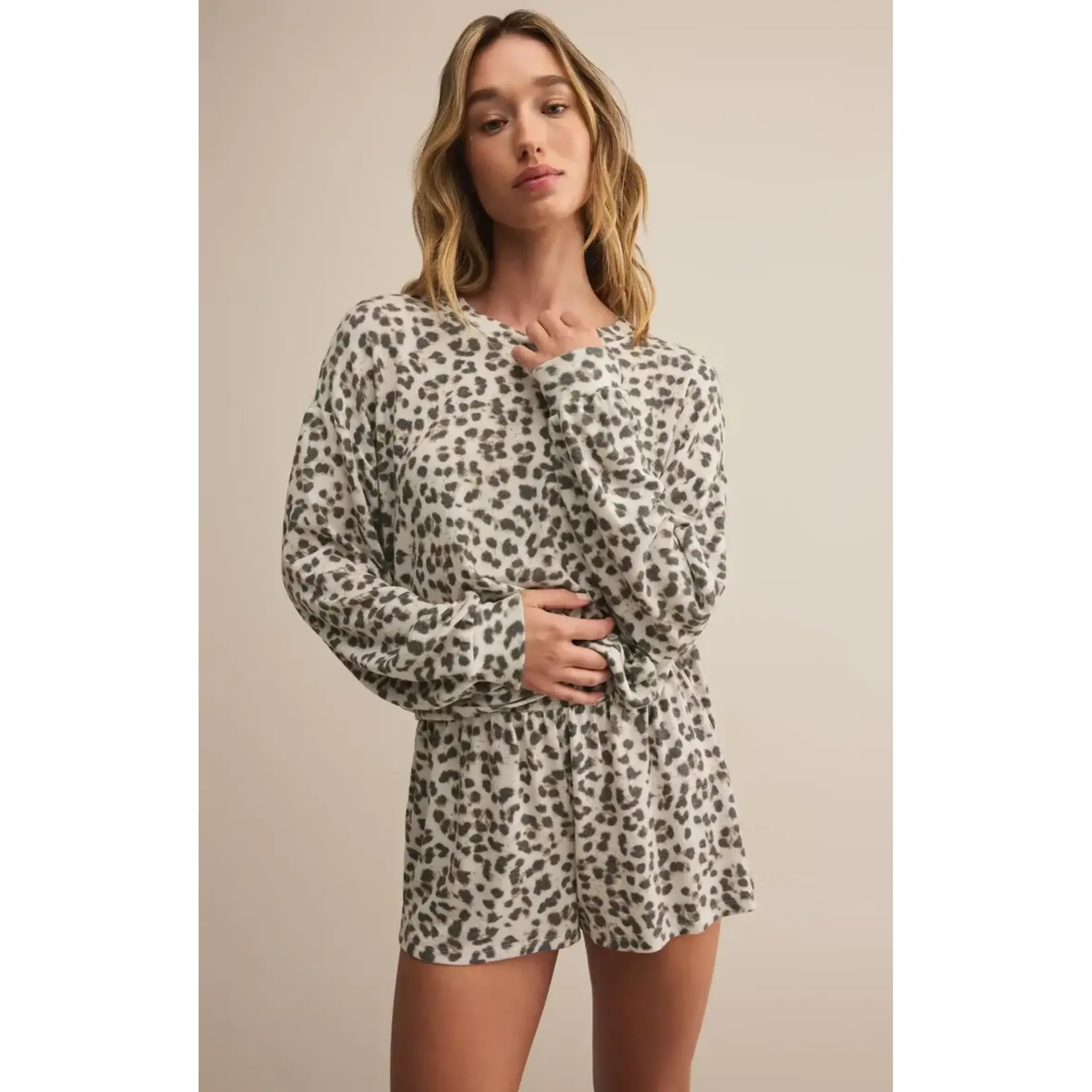 Luxe Leopard Long Sleeve Top